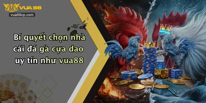 Bí quyết chọn nhà cái đá gà cựa dao uy tín như vua88