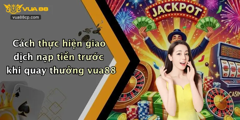 Cách thực hiện giao dịch nạp tiền trước khi quay thưởng vua88