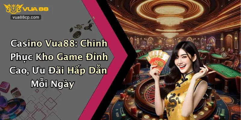 Casino Vua88: Chinh Phục Kho Game Đỉnh Cao, Ưu Đãi Hấp Dẫn Mỗi Ngày