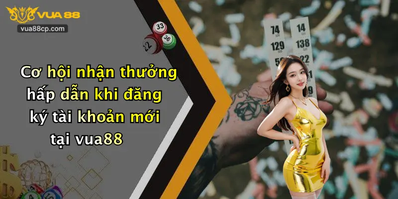 Cơ hội nhận thưởng hấp dẫn khi đăng ký tài khoản mới tại vua88