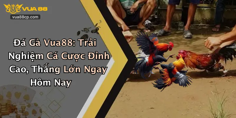 Đá Gà Vua88: Trải Nghiệm Cá Cược Đỉnh Cao, Thắng Lớn Ngay Hôm Nay