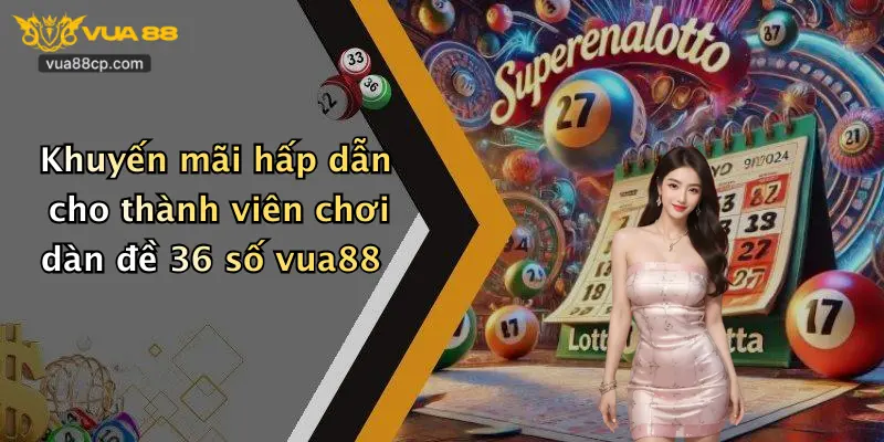 Khuyến mãi hấp dẫn cho thành viên chơi dàn đề 36 số vua88