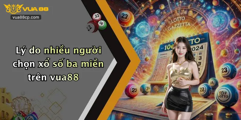 Lý do nhiều người chọn xổ số ba miền trên vua88