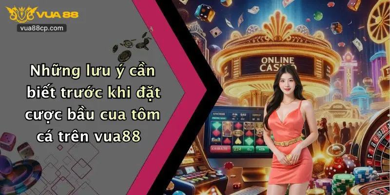 Những lưu ý cần biết trước khi đặt cược bầu cua tôm cá trên vua88
